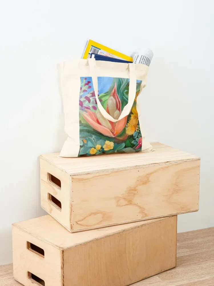 Dreamy Hawaiian Floral Tote Bag Custom bag Shopper bag Handbags women canvas tote bags