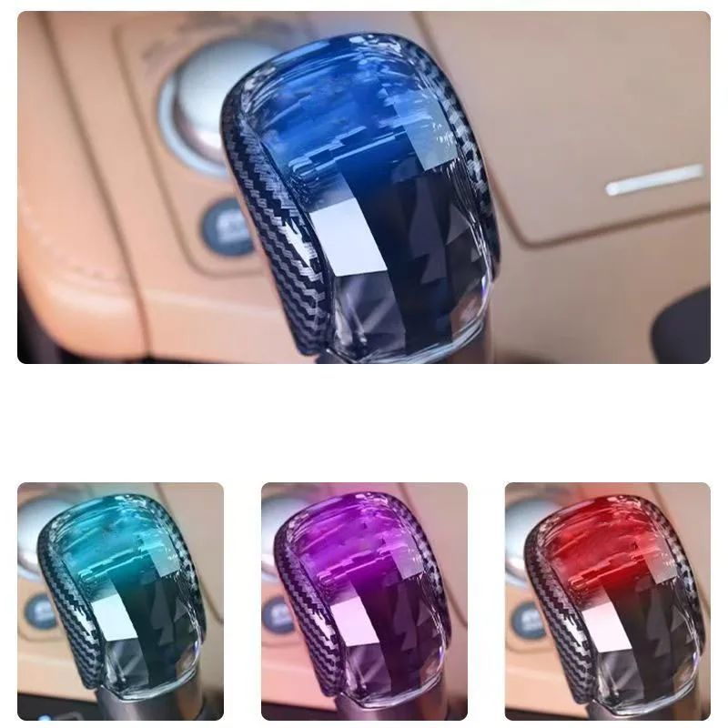 

Хрустальные автомобильные аксессуары, автоматическая ручка переключения передач, замена рычага ручки со светодиодной подсветкой для Lexus ES NX IS RX