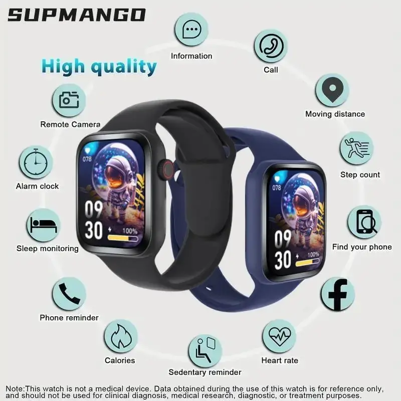 Real Step Count Smart Watch For Men & Women 1