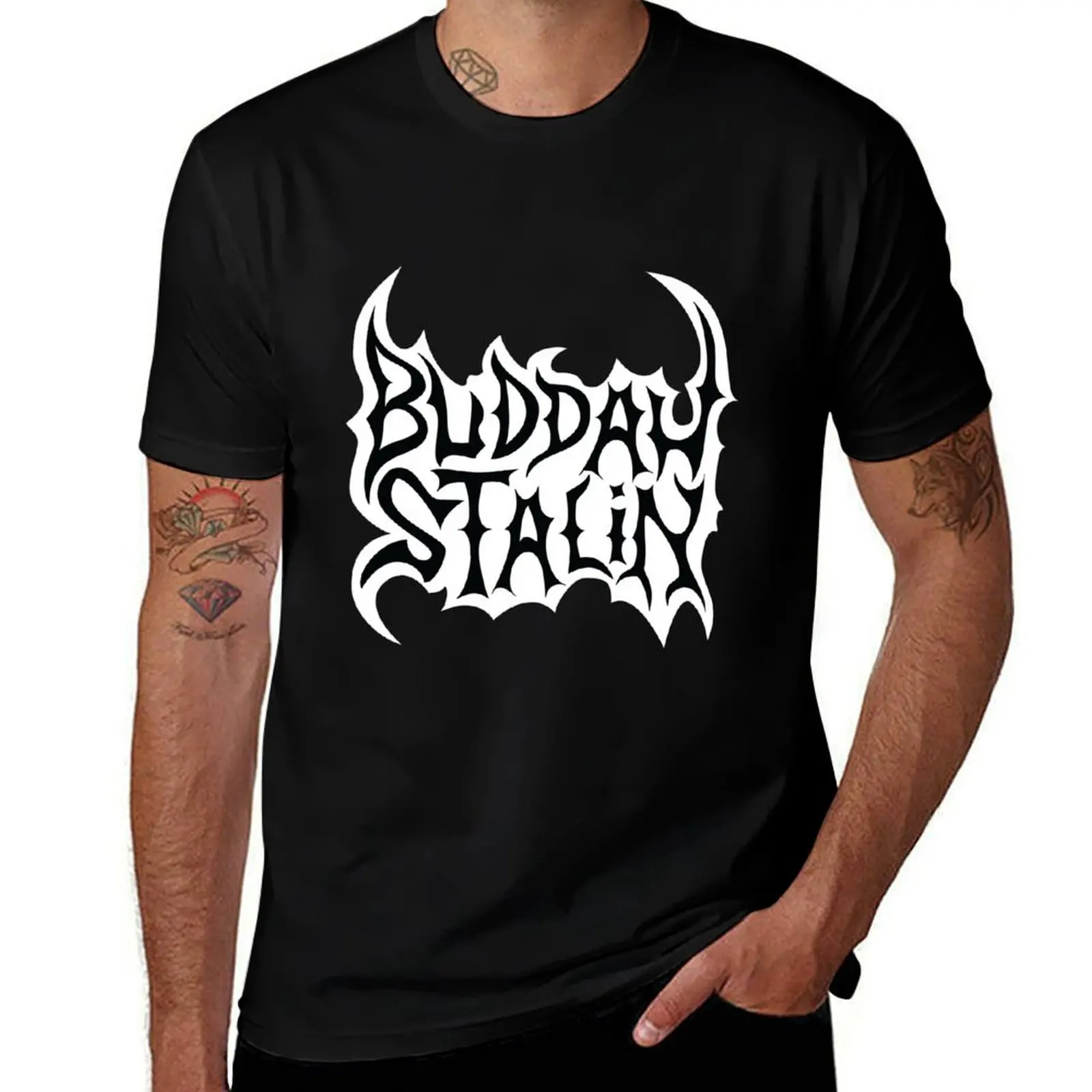 Strangers With Candy Buddah Stalin T-Shirt Casual All Match Tee Shirt for Men
