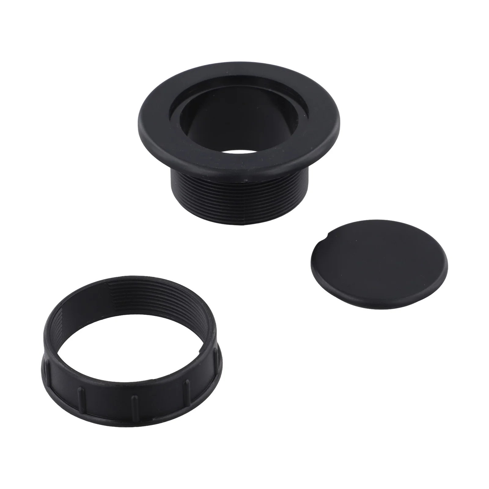 For Parasol Table Hole Cover Ring and Cap Set ABS Material Fits Garden Umbrella Poles with 163 Inch Inner Diameter