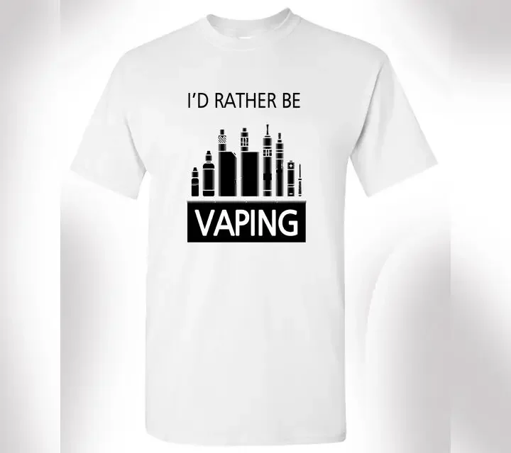 

Sub-Ohm T-Shirt I'd Rather Be Vaping Fight For Your Right To Vape
