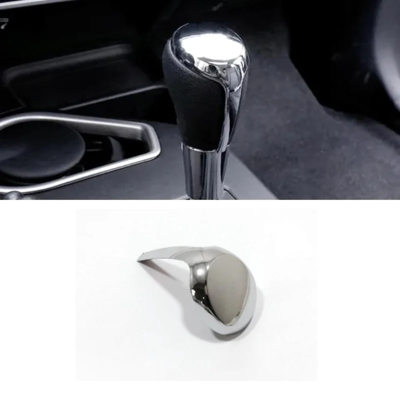 For Toyota RAV 4 RAV4 XA40 2014 2015 2016-2018 ABS Carbon Fiber Color Interior Moulding Shift Gear Knob Cover Trim Accessories