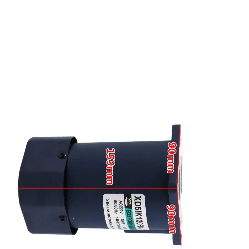 120 w ac speed regulating motor AC220V big torque motor 1400 RPM high speed single phase motor bracket