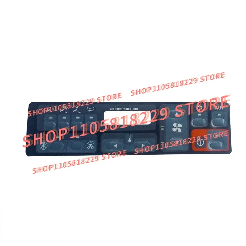 Excavator AC Panel Button Sticker Excavator parts E312B E320B