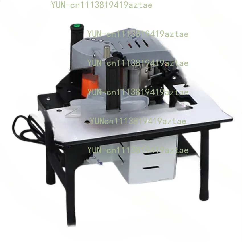 1200W Portable Edge Banding Machine Double-Side Gluing For Woodworking Small Edge Banding Machine with Stand 220V
