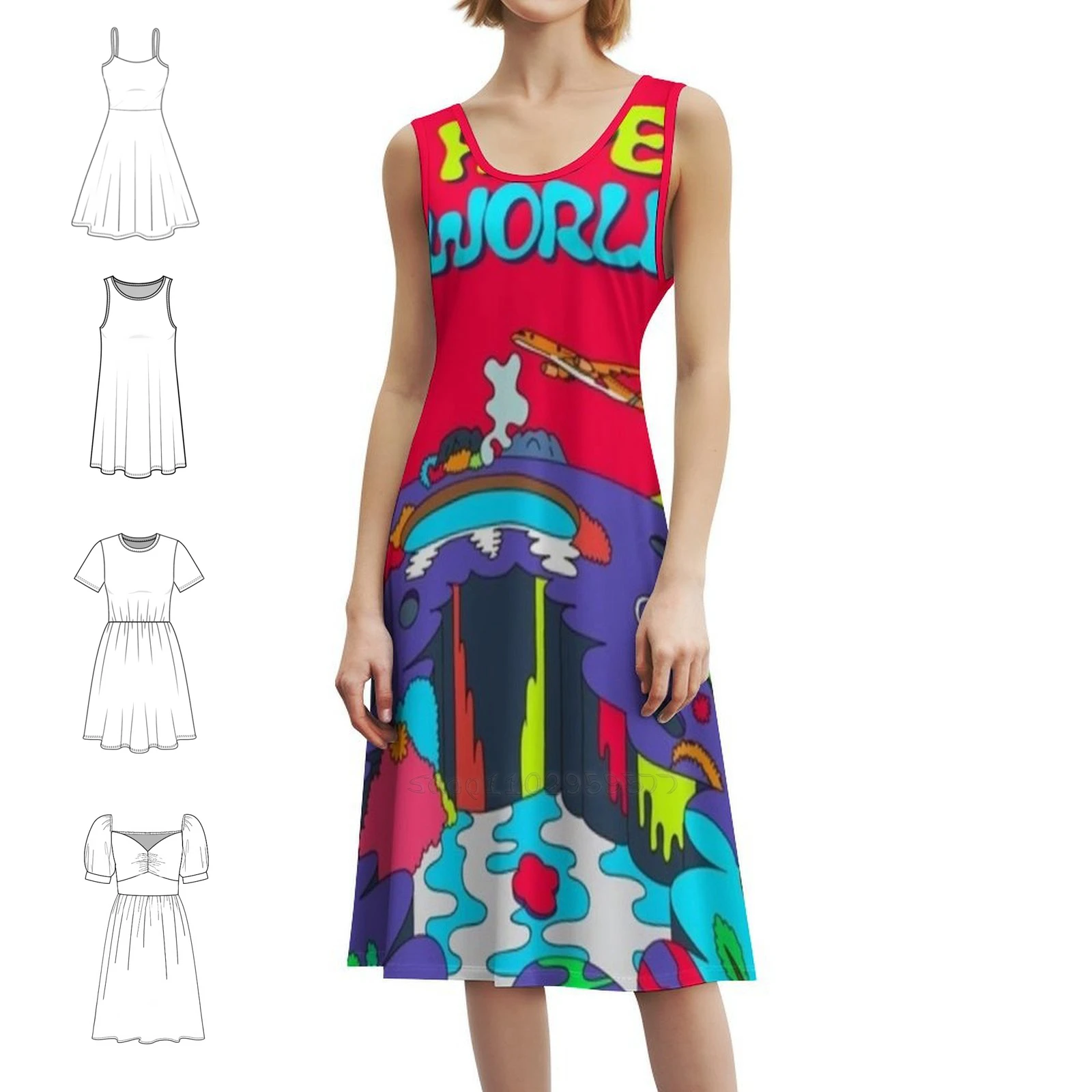 

Женское уличное платье в стиле хип-хоп Hope World с графическим принтом, клубная одежда Hope World Jhope Jung Hoseok Seokie Im, женское платье