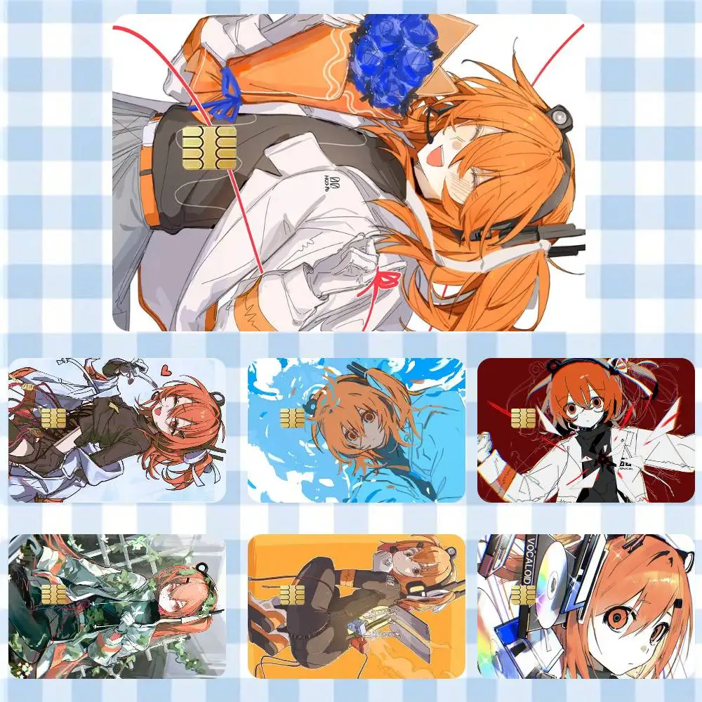

adachi rei Sticker Film Tape Skin for Credit Card Debit Card Cartoon Waterproof Stickers