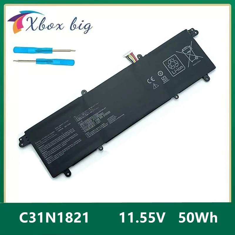 

C31N1821 Laptop Battery For ASUS ZenBook S13 UX392 UX392FA UX392FN UX392FN-XS71 0B200-03210100 11.55V 50WH UX392F