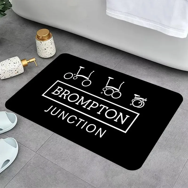 Bromptones  Floor Mats Non-slip Pad Bromptones Bathroom Rugs Girls Non-slip Kitchen Mat Floor Mats Prayer Rug Bedroom Rug Home