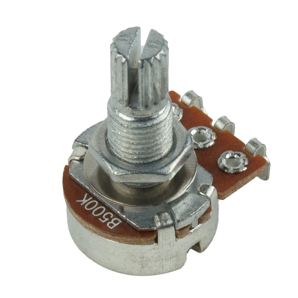 Guitar Parts/kits Guitar Potentiometer 18mm Pots Shaft 250K Or 500K Ohms Plastic Potentiometer 1 Pcs Approx.10g