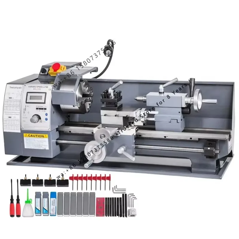 Multi-Functional Mini Lathe Machine for Metalworking Capable Light  High Precision Benchtop Tool for DIY Professional Use