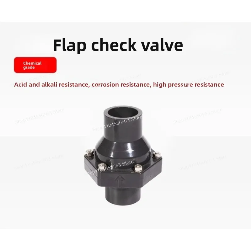 Pipe Check Valve Set, Flap Type + Swing Type for Sewer, Prevents Sewer Backflow, Fits Various Drainage/Sewer Pipes