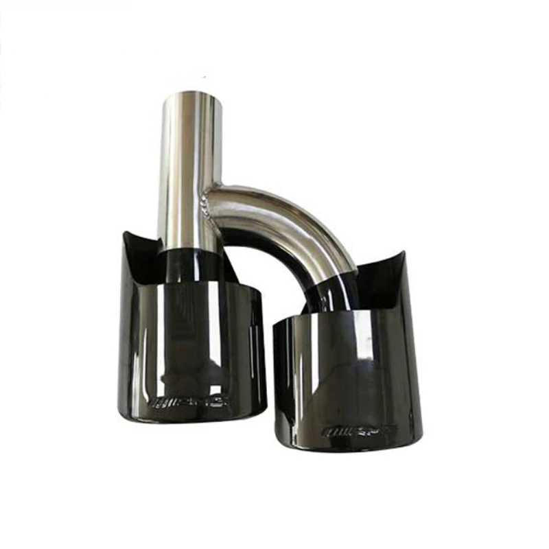 GRWA High Quality square twin rear muffler exhaust tip ends for toyota chr