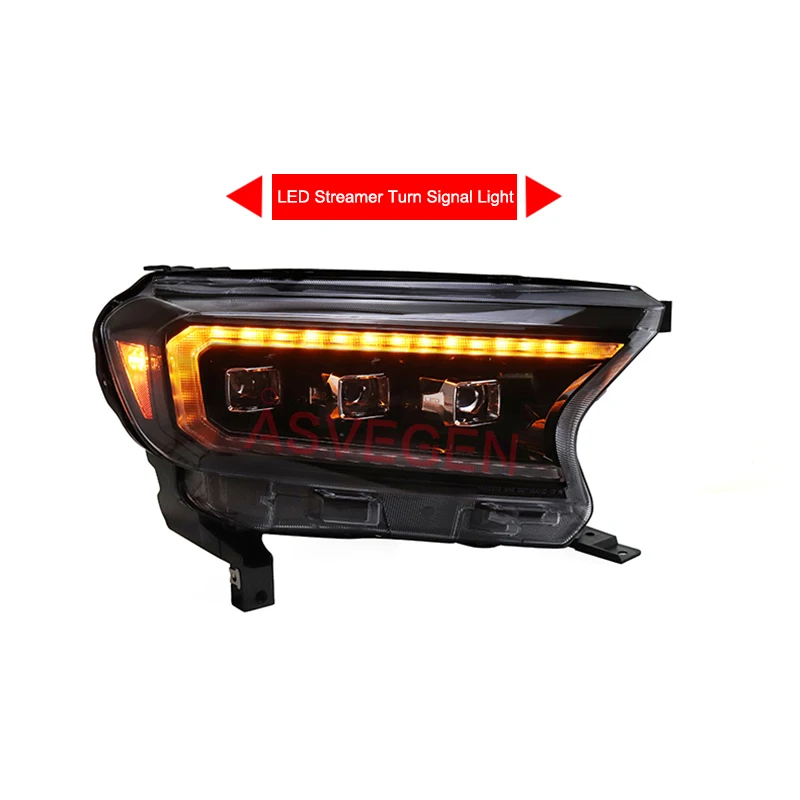 

Wholesale Auto Lights Full Led Front Lamp With Dynamic Turn Signal Modified Headlight For Ford Ranger 2015-up