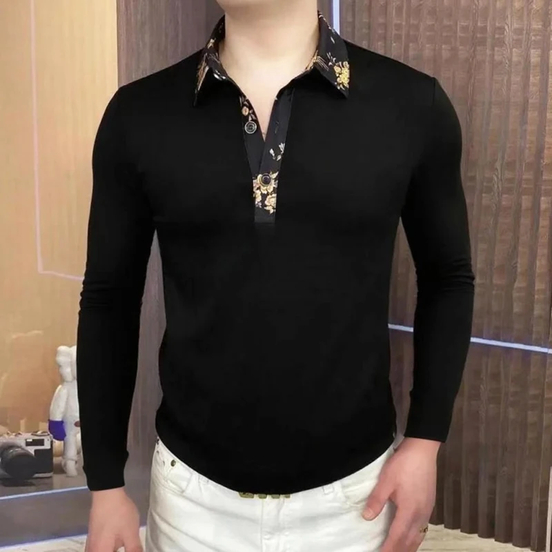 

Men's Long Sve irt Autumn Faion Busin Casual Breathable Lightweight Luxury Cotton Youth ular Slim Fit