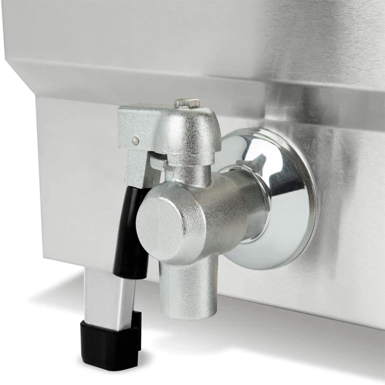 Large Capacity 20L Commercial Electric Tornato Potato/Donut/Funnel Cake Deep Fryer