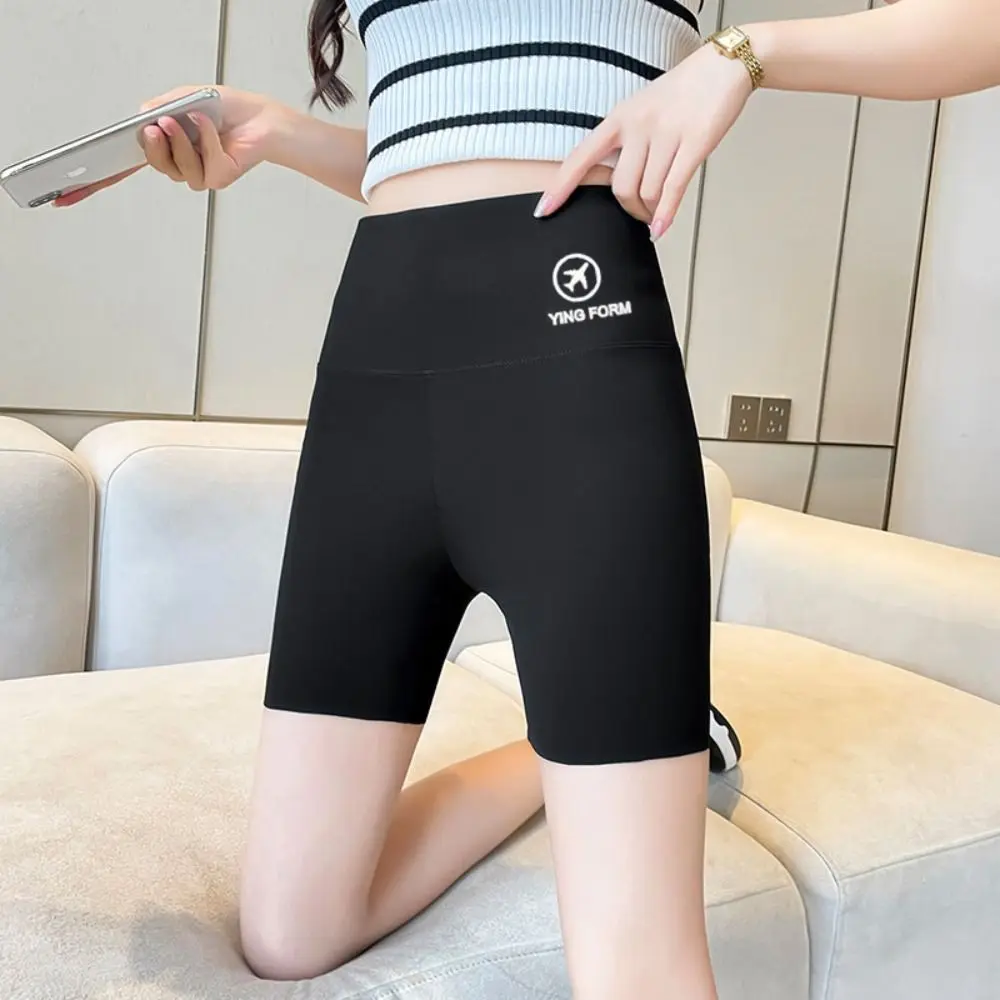 

Seamless Tight Hip Lift Yoga Shorts Breathable Elastic Tummy Control Women Leggings Peach Butt Slimming Biker Shorts Running