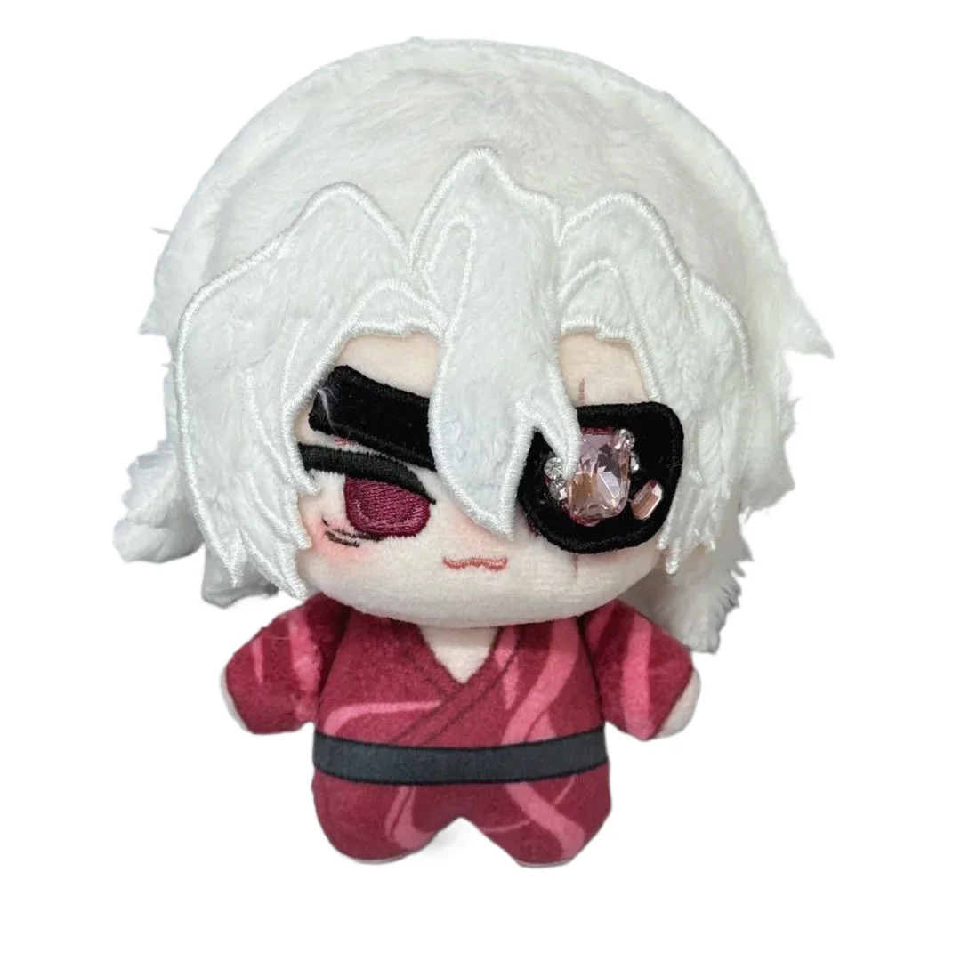 

10cm Anime ‌Demon Slayer Kimetsu no Yaiba Uzui Tengen Plush Doll Cartoon Cosplay Stuffed Toy Christmas Gift