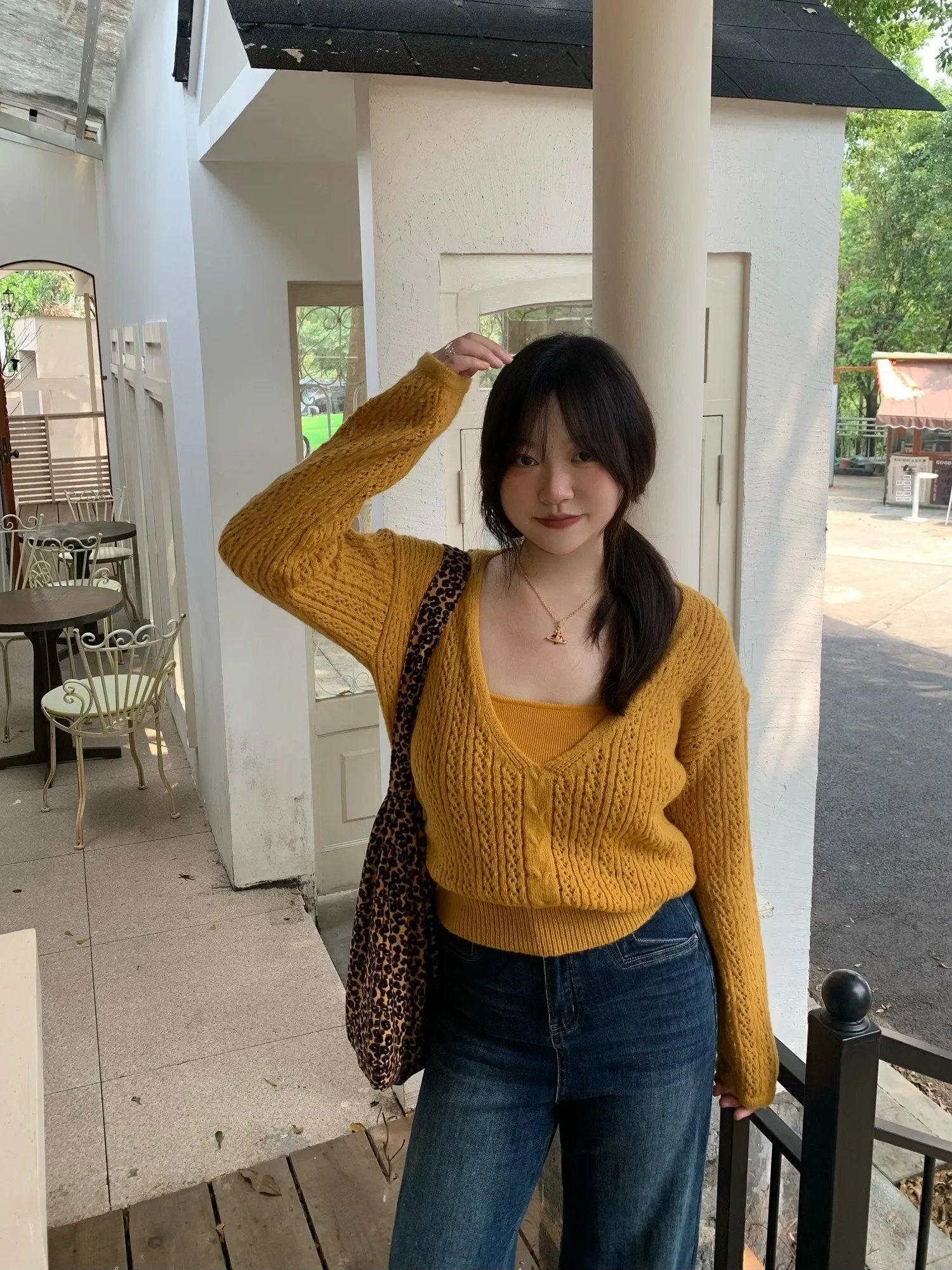 

Желтый вязаный свитер с узором косы, женский, осенне-зимний, новый, приталенный, больших размеров, белый, для повседневной носки, стройнящий силуэт