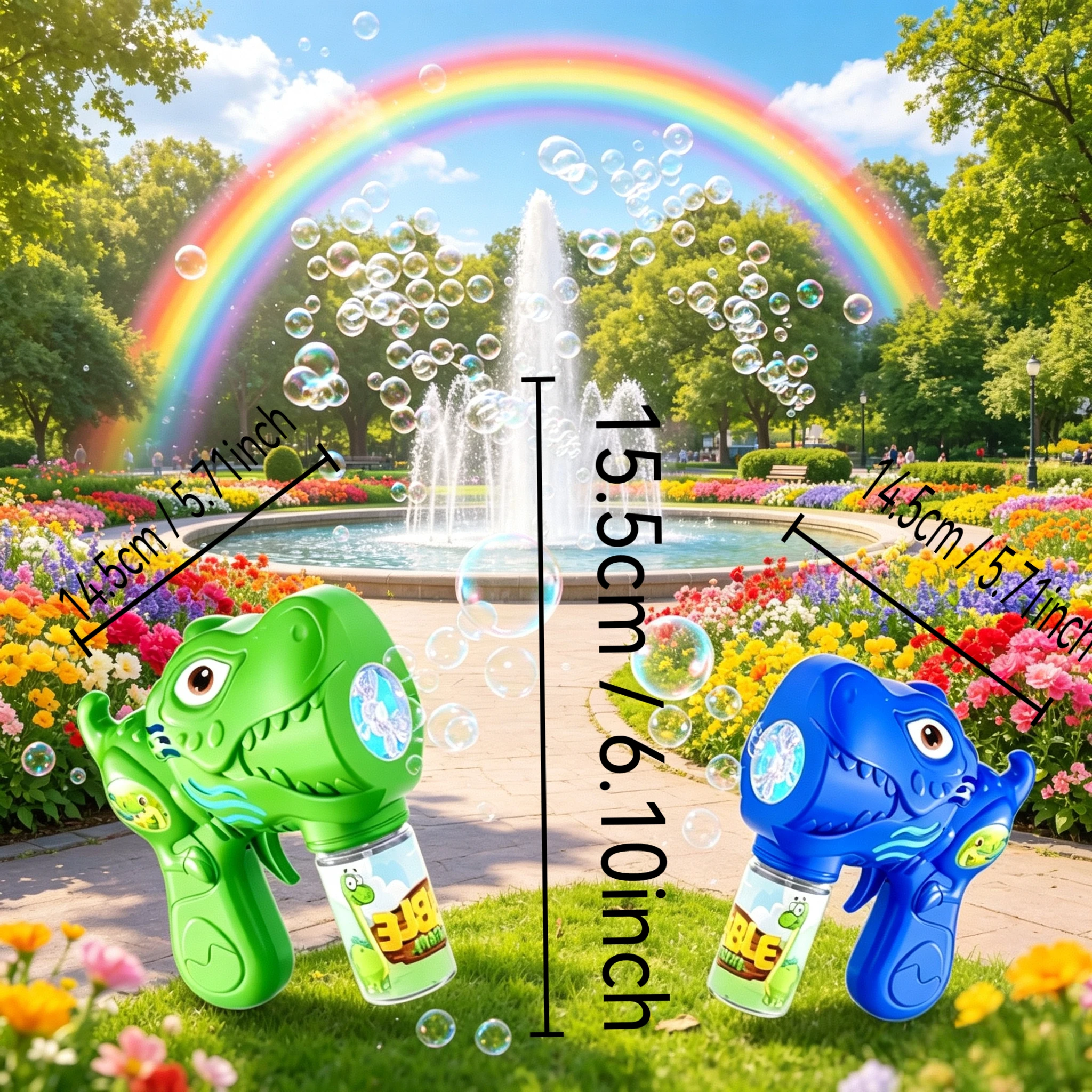 Dinosaur Bubble Machine Automatic Bubble Blower Dinosaur Children's Toy [Batteries and Bubble Liquid Not Included] Birthday Party Outdoor Activity Props Children's Toy Halloween Christmas