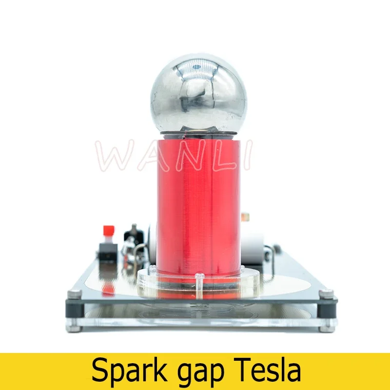 Mini Artificial Lightning Generator Tesla Coil High Conversion Efficiency Scientific Experimental Equipment