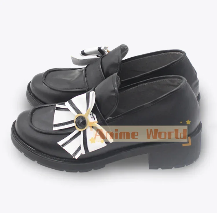 YouTuber virtuale SMC-gumi Yorumi Rena Uniforme scolastica Scarpe cosplay Stivali di carnevale di Halloween realizzati su misura