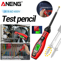 Aneng B18/19 Cross/flat Zip Screwdriver Pen Digital Test Pencil Non-contact Detection 30-1000v Voltage Buzzer Breakpoint Tester