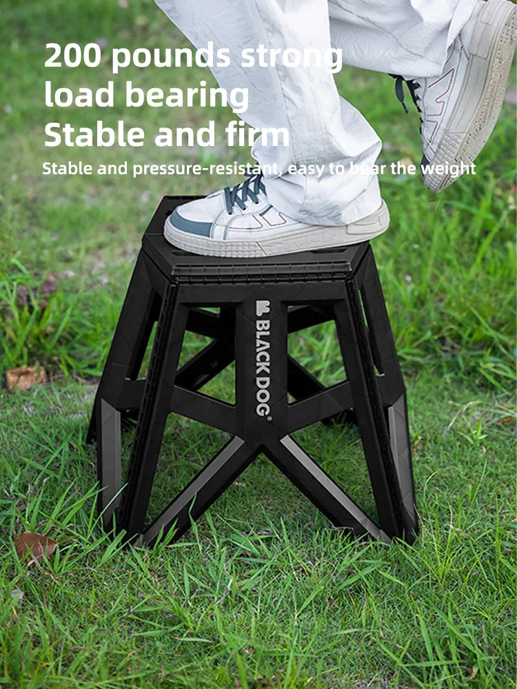 

Blackdog Outdoor High Quality Pp Material Folding Chair Fishing Chair Queuing Portable Beach Chair Camping Small Horse Stools