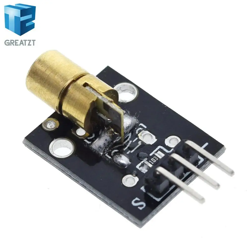 Smart Electronics New KY-008 3pin 650nm Red Laser Transmitter Dot Diode Copper Head Module