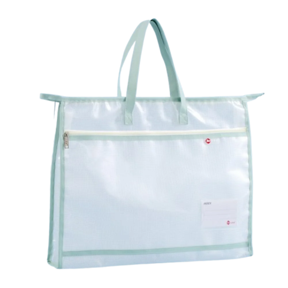 

Clear A3/A4 File Storage Bag Thickened Multi-layer Data Document Bag Waterproof with Handle Zipper Pouch Bag Book Storage Bag