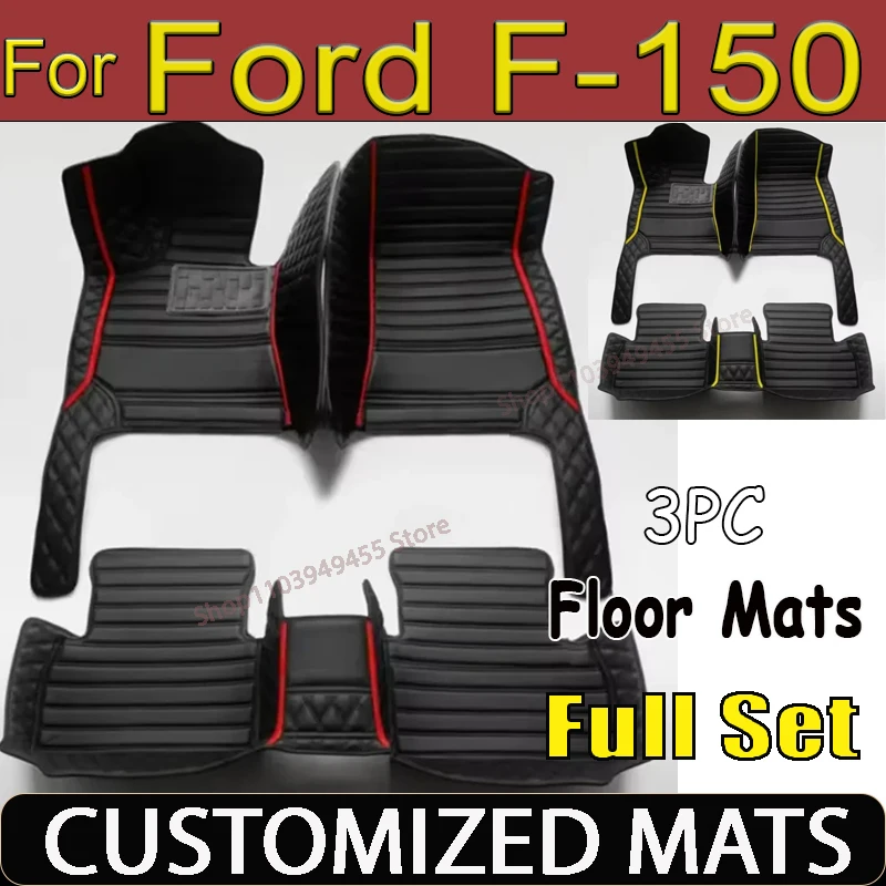 

Luxury For Ford F-150 F150 F 150 4 Doors 2021 2020 2019 2018 2017 2016 2015 Car Floor Mats Interior Accessories Carpets Auto Sty