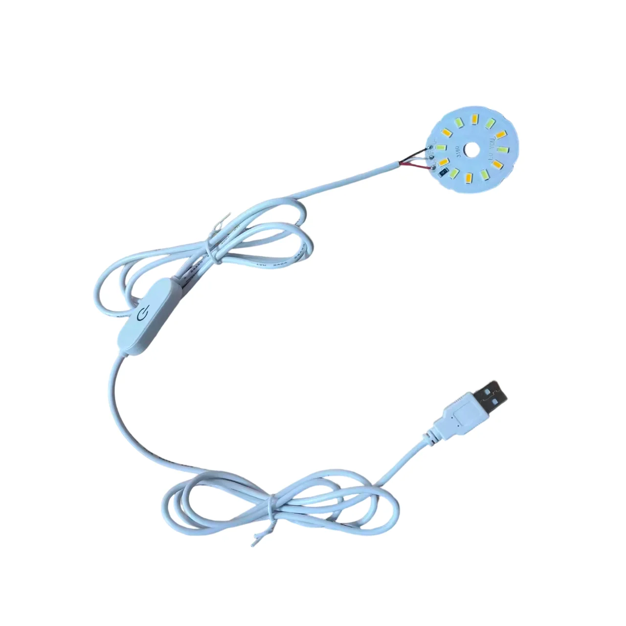 

50PCS DC5V 6W LED lights Online Touch Switch Dimming Controller With 2 Meters Line + Two-color Light Board.