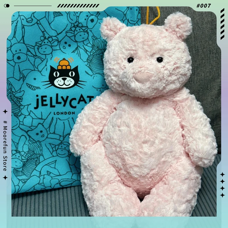 

【In Stock】Jellycat Leora Bear Plush Toy Cute Stuffed Animal Soft Cuddly Plushie Birthday Gift Home Decor Lovely Collectible Doll