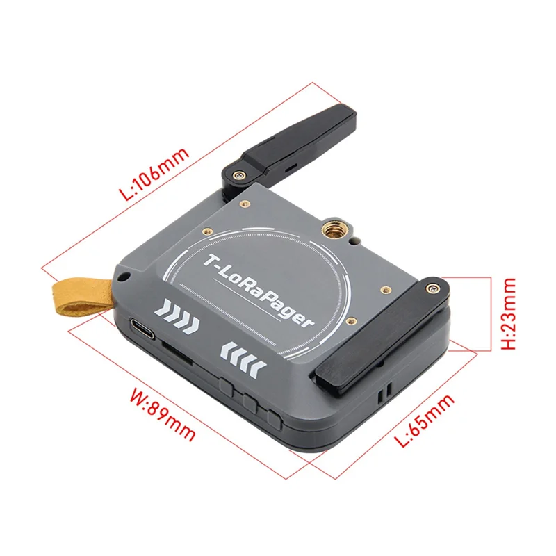 【2025 حديثًا】Lora SX1262 GPS ESP32-S3 Meshtastic T-Lora Pager وحدة RF لاسلكية مزدوجة الوضع RFID/NFC RTC GNSS Al قابلة للبرمجة Aiot