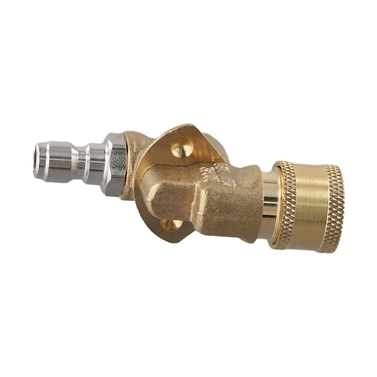 

1/4" Quick Connect Rotary Coupler Adjustable Adapter Copper Connection For High Pressure Car Washer Garden Supplies