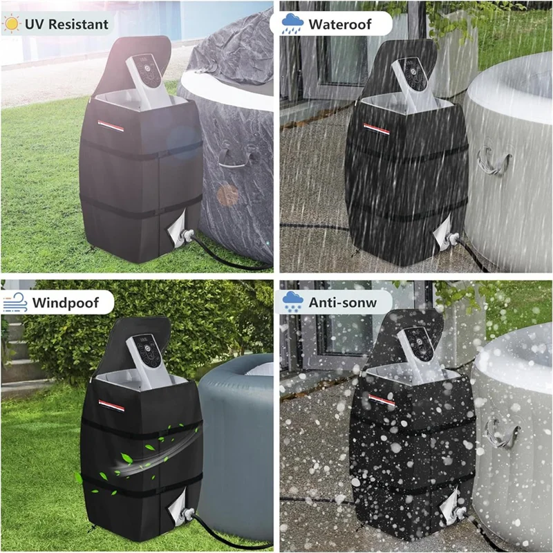 Hot Tub Pump Cover Pools Improvement Parts For Hot Tub Spa Waterproof Heavy Duty For Spas Hot Tubs