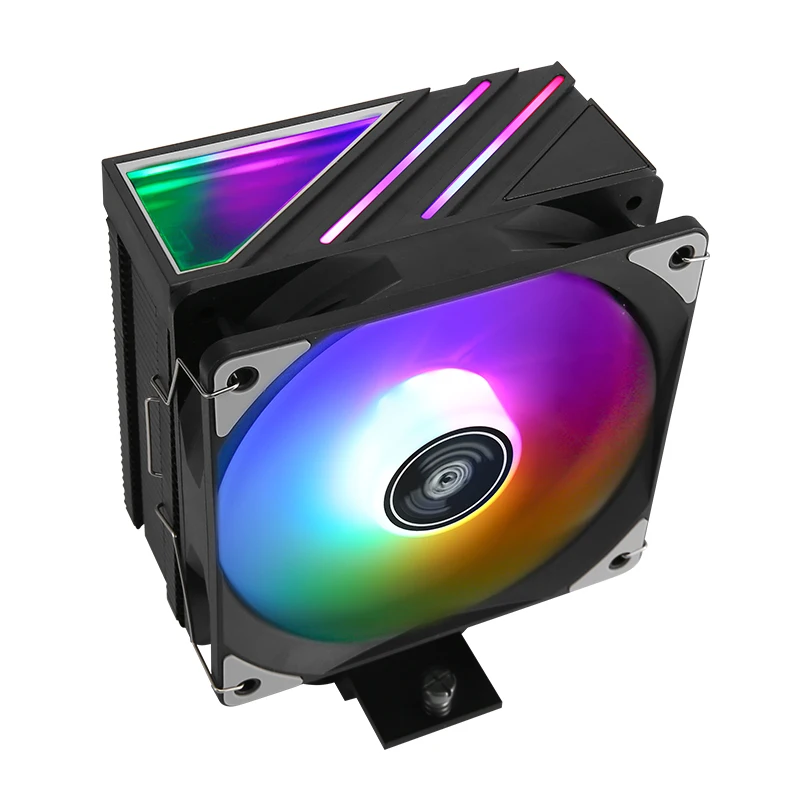 XUANFENG Wentylator ARGB 120mm 4 Heatpipe Montaż LGA115x 1200 1700 1851 2011-3 2066 AM4 AM5 i5 i7 i9 x79 x99 Chłodzenie CPU Black Knight