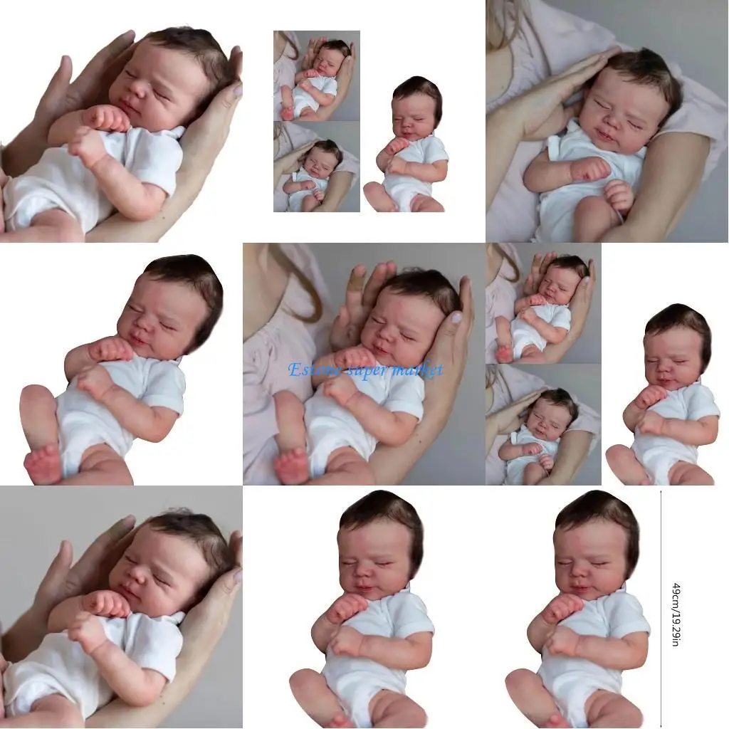 

090B Realistic Doll Handmade Toy for Elderly or Lonely Individuals Seeking Comfort