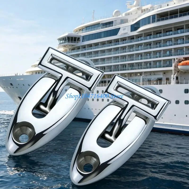 y1gd Marine Rope Tie-Down Base Top Tie Base for Boat Top Hardware in Stainless Steel