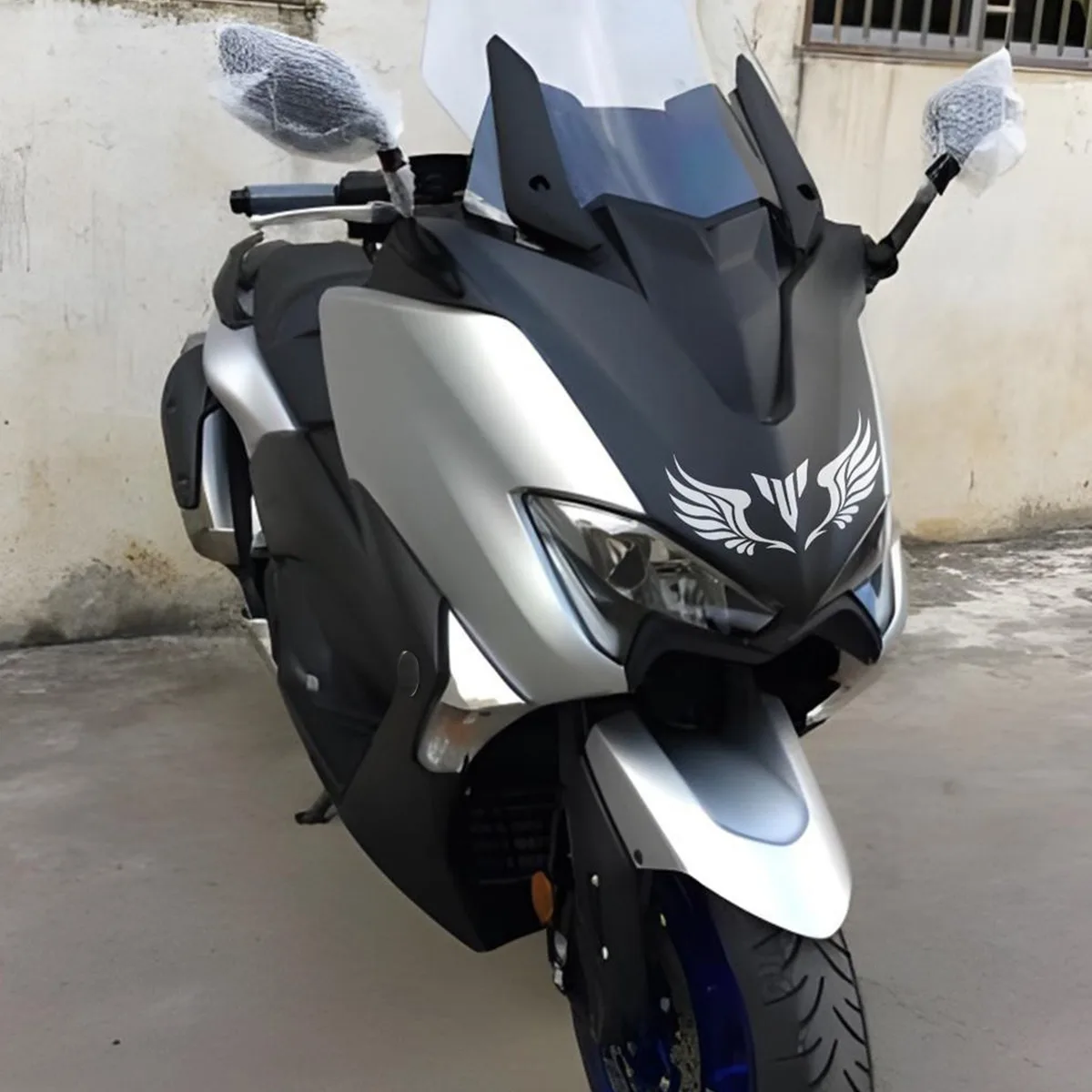 شارات دراجة نارية عاكسة لياماها ، ملصقات جناح الملاك لخزان الوقود ، خوذة الزجاج الأمامي ، ملحقات لياماها MT09 ، YZF R1 ، R3 ، R6 #4