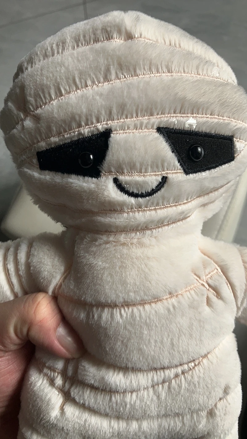 

33CM Creative Cartoon Bandage White Mummy Plush Toy Cute Party Outfit Atmosphere Display Doll Halloween Gift Doll