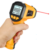 HYTAIS TS380 TS600 Digital Infrared Thermometer Industrial Non Contact IR Gun Emissivity Handheld Electronic Temperature Gauge