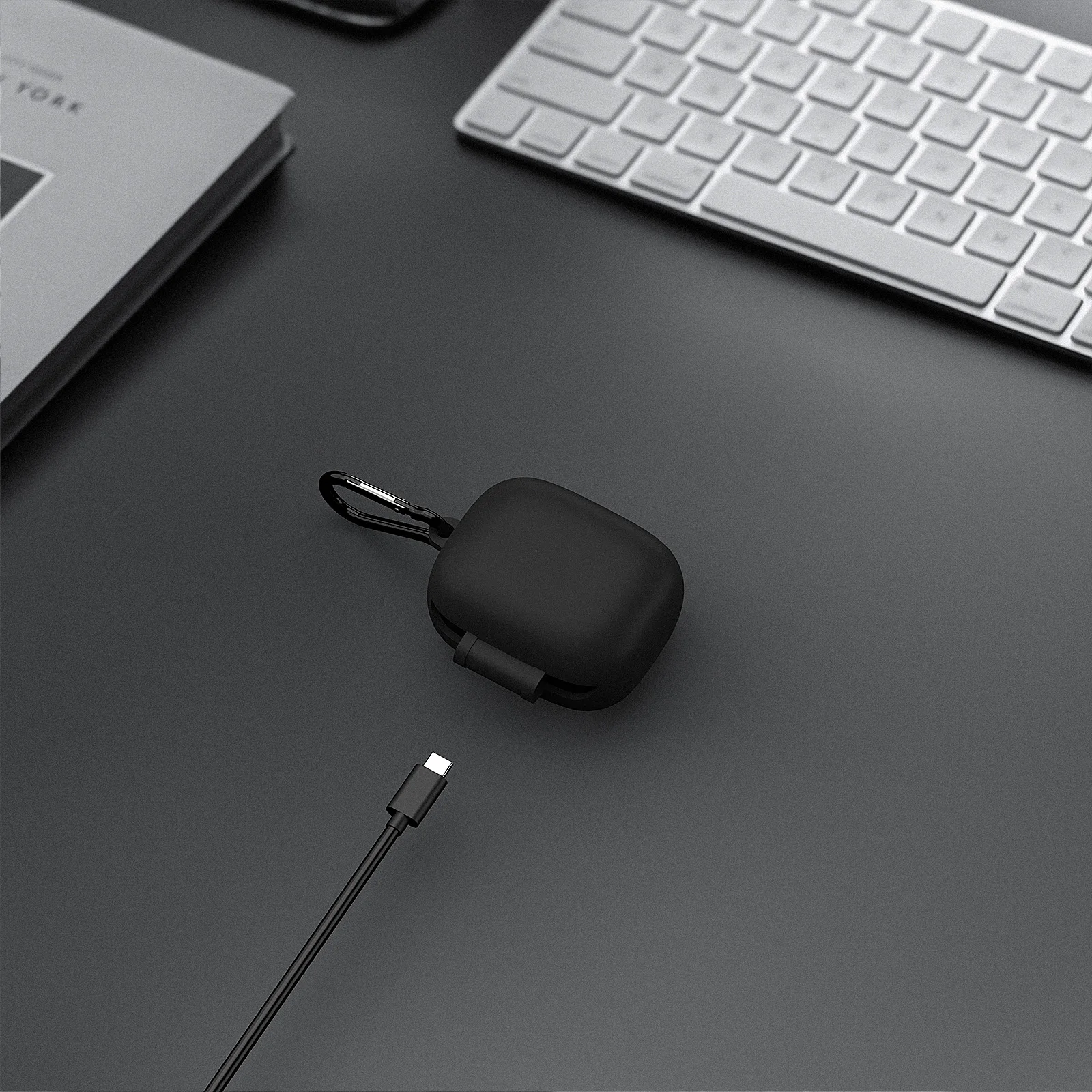 เคสซิลิโคน geekria ที่ครอบเข้ากันได้กับ soundcore by Anker True Wireless หูฟัง C30i