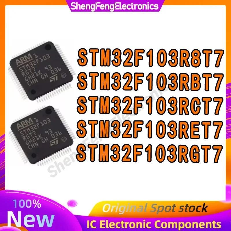 

STM32F103R8T7 STM32F103RBT7 STM32F103RCT7 STM32F103RET7 STM32F103RGT7 STM32F103 STM32F STM32 STM IC MCU Chip LQFP-64 in Stock