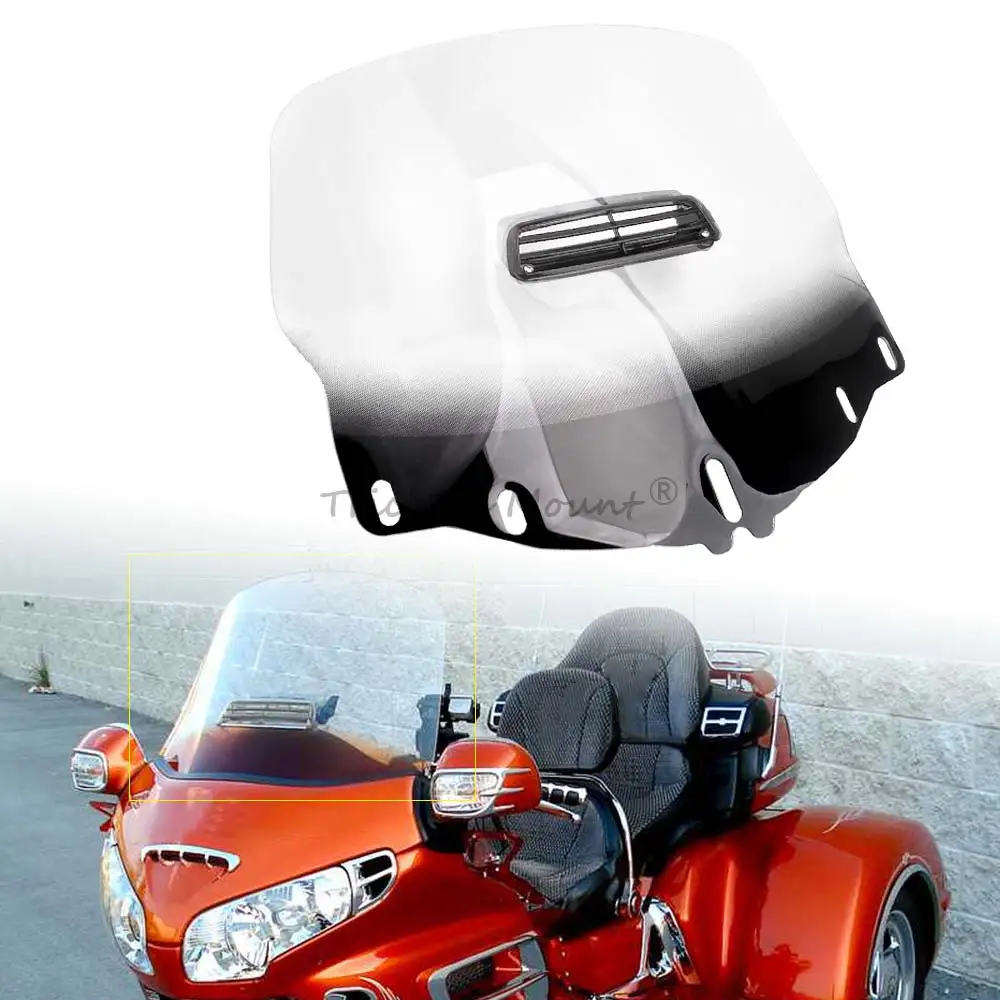 

1Set Motocycle Accessroies Upper Fairing ABS Windshield +Air Vent Honda Gold Wing Audio Comfort Navi ABS GL1800HPNA 2006-2017