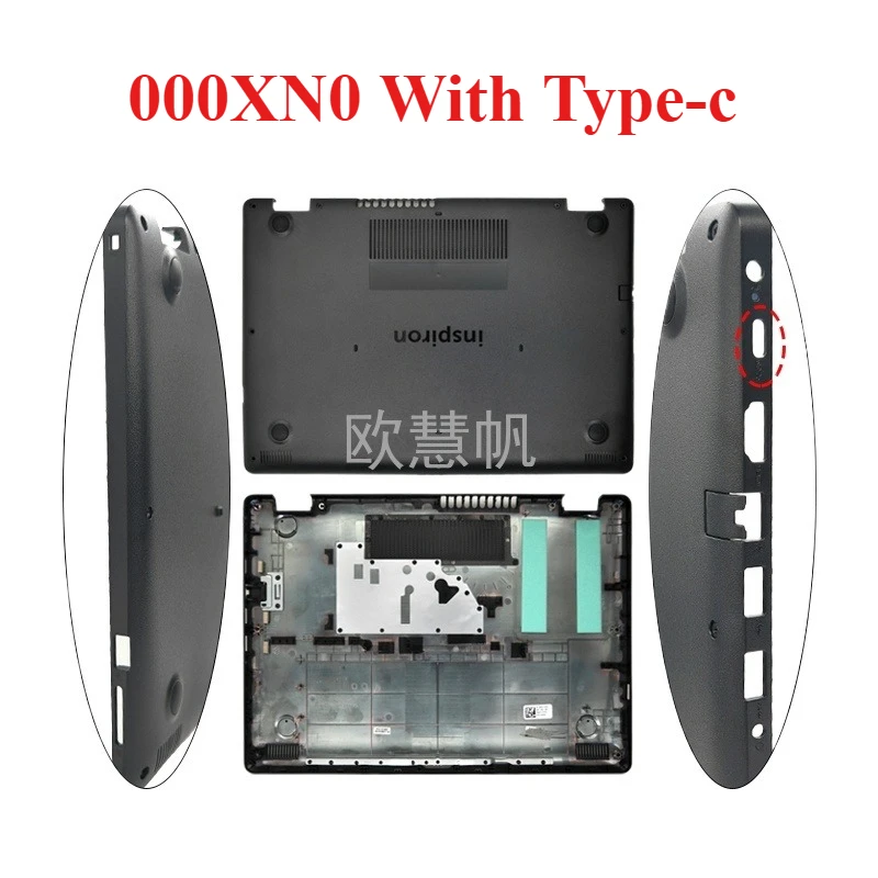 T New Original Laptop Parts Palmrest Upper Cover Bottom Case for Dell Inspiron 14 3480 3481 3482 view 5