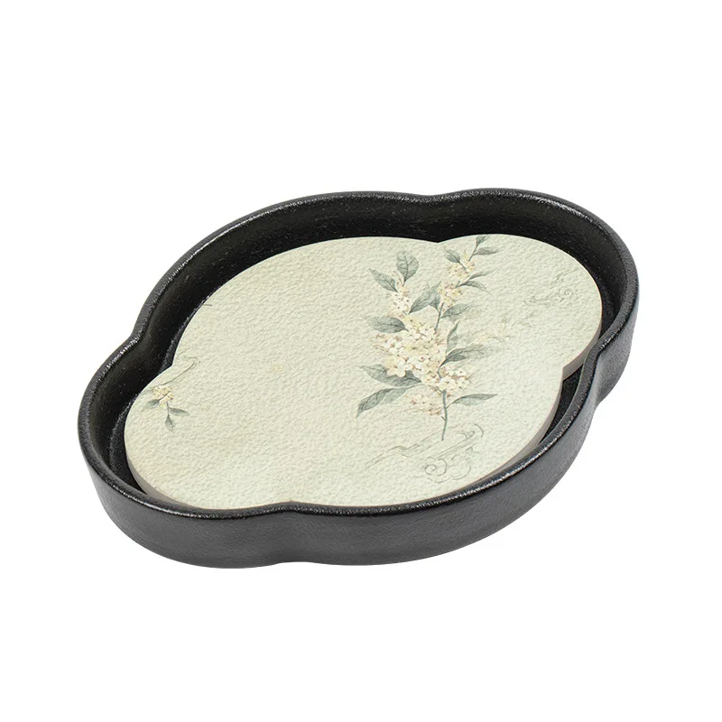 

begonia pot bearing household small dry brewing table tea bearing tray tea tray kung fu set ceremony accessories