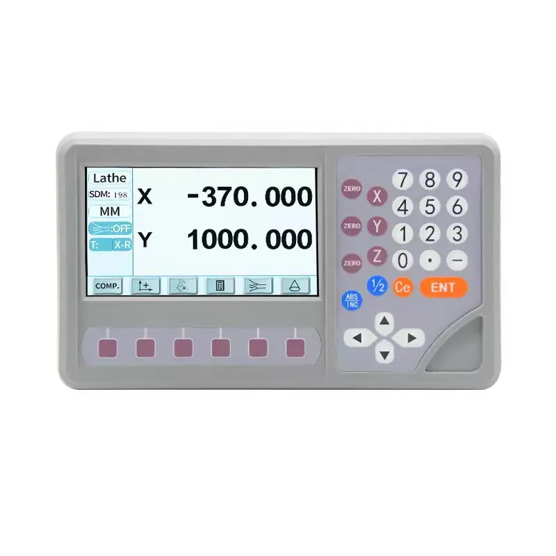 DITRON 2/3 Axis Dro Digital Readout Display Kit with 50-1000mm Linear Glass Scale for Lathe Milling Machine