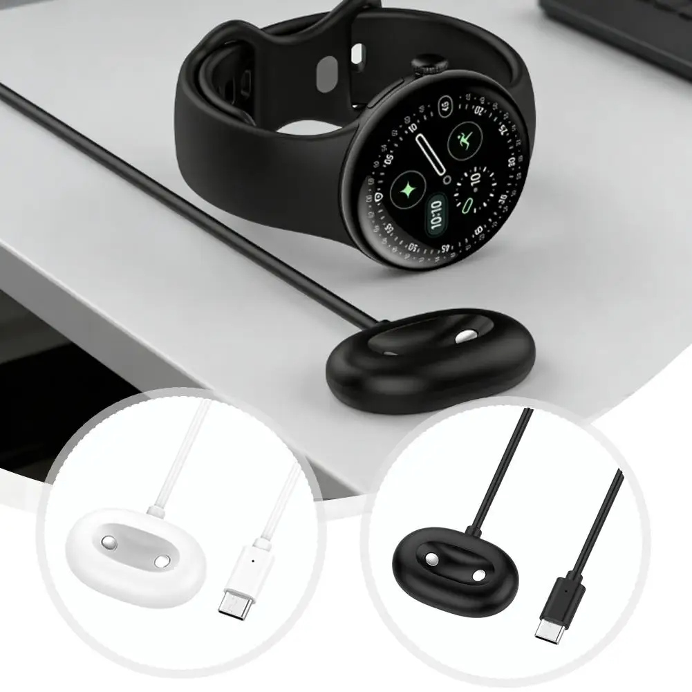 

Pixel Watch 4 Charger Cable - USB-C Magnetic Charging Dock for 41mm & 45mm Google Pixel Watch 4, Portable Watch Charger